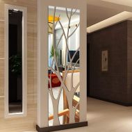 RDTIAN Modern Mirror Style Removable Decal Art Mural Wall Sticker Home Room DIY Decor