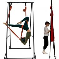 [아마존베스트]KT KHANH TRINH KT Aerial Yoga Stand Frame Indoor Outdoor KT1.1518. Max Height 92.5. Foldable, Portable, Height Adjustable, Stable and Durable Yoga Swing Stand Frame
