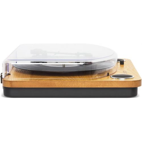  [아마존베스트]ION Audio Max LP  Vinyl Record Player / Turntable with Built In Speakers, USB Output for Conversion and Three Playback Speeds  Natural Wood Finish