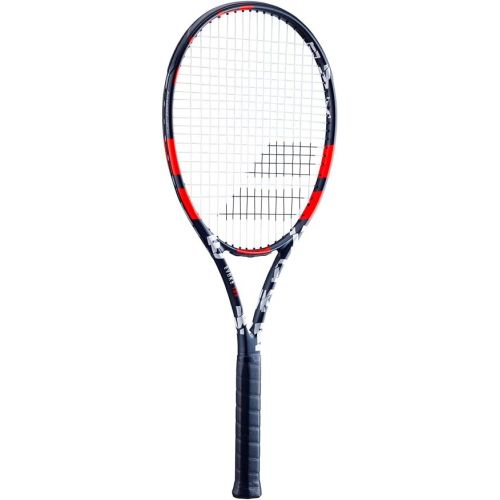 바볼랏 Babolat Evoke 105 Strung Tennis Racquet (Black/Orange)