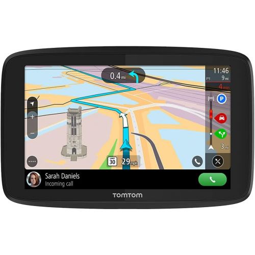  [아마존베스트]TomTom Go Supreme 6 Inch GPS Navigation Device with Traffic Congestion and Speed Cam Alerts Thanks to TomTom Traffic, World Maps, Updates Via Wi-Fi, Handsfree Calling, Click-And-Dr