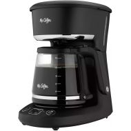 Mr. Coffee Coffee Maker, Programmable Coffee Machine with Auto Pause and Glass Carafe, 12 Cups, Stainless Steel