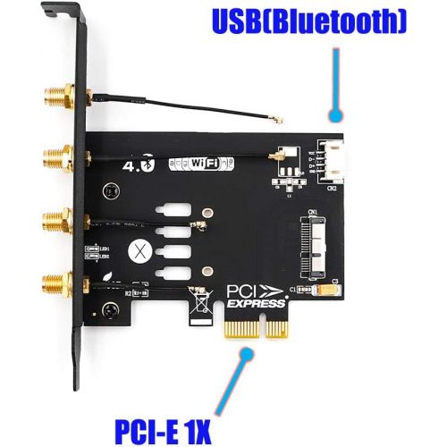  SUPERPLUS BCM94360CD  BCM94331CD to PCI-E PCI Express x1 Adapter