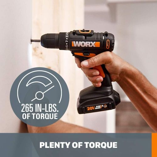  Worx WX101L.9 20V Power Share Cordless Drill & Driver (Tool Only)