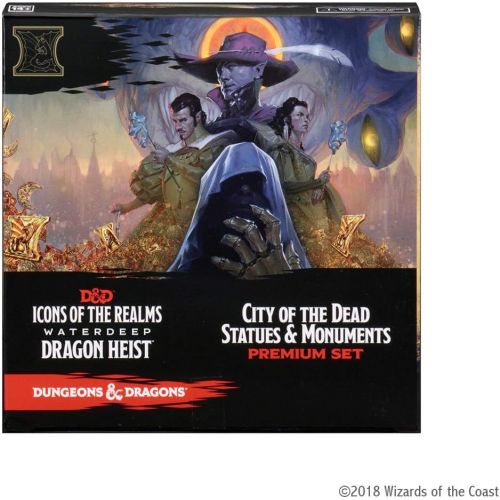  WizKids D&D Icons of The Realms: Waterdeep Dragon Heist City of The Dead Premium Set