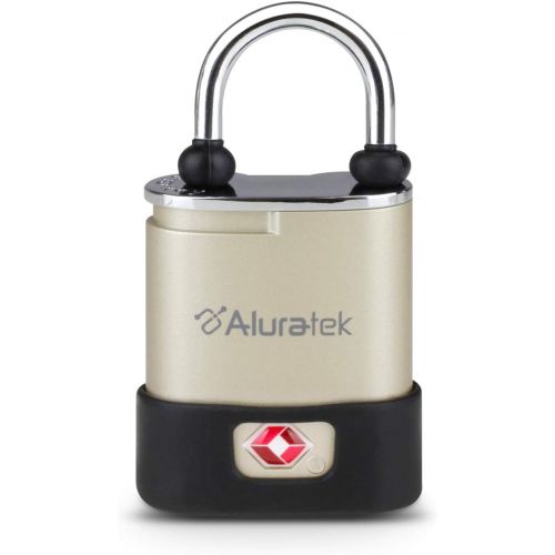  [아마존베스트]Aluratek Bio-Key TouchLock TSA Approved All Weather Keyless Bio-Lock with Fingerprint Recognition - Touchscreen (ATLTSAF)