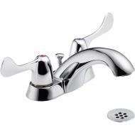DELTA FAUCET Delta-Commercial 2529LF-HDF Classic Two Handle Centerset Bathroom Faucet, Chrome