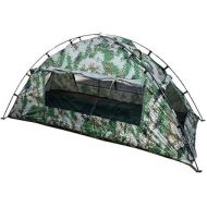 MZXUN Digital Camouflage Single Camping Raincoat Tent, Waterproof Oxford Cloth, Thick Anti-Pin Felt Pad, Fishing, Adventure, Windproof 200 * 80 cm