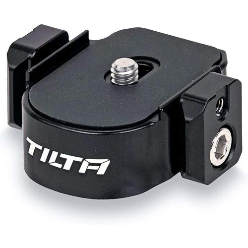  Tilta Battery Handle Base Accessory Mounting Bracket Compatible with DJI RS2 Gimbal Features NATO Rails for Mounting Handles, Threads for Accessories TGA-BHB