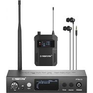 Phenyx Pro UHF Mono Wireless in-Ear Monitor System, Metal Wireless IEM System, Bodypack Receiver, 50 Adjustable Frequencies, Separate Outputs, 164ft Operation, Suitable for Band and Studio (PTM-11)