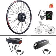 BAFANG BAFAGN 48V 500W Brushless Hub Motor Ebike Conversion Kit for All Kinds of Bikes 20 26 27.5 700C Rear Wheel 7 Speed Freewheel Electric Bicycle Conversion Kit with Battery