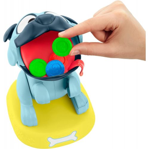 마텔 [아마존베스트]Mattel Games Puglicious Kids Game, Dog Treat-Stacking Challenge with Hungry Puppy, Gift for Kids 5 Years & Older [Amazon Exclusive], Multi