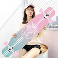 Jyfsa Drop Through Complete Skateboard Double Kick Cruiser 8 Layer Maple Deck 42Inch Longboard for Beginners Adult Children Adolescent Dancing Maximum Load 440 Pound