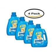 PACK OF 4 - Snuggle Liquid Fabric Softener, Blue Sparkle, 120 Ounce, 150 Loads