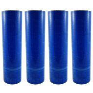 Totalpack TOTALPACK - 18 x 1000 FT Roll - 85 Gauge Thick + Hybrid technology, 4 Pack. Stretch Moving & Packing Wrap. Industrial Strength, Blue Plastic Pallet Shrink Film Ideal For Furniture,
