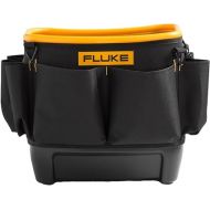 Fluke TB25, Hard Body Oval Tool Bucket Bag, with Waterproof Hard Bottom Base and 28 Pockets