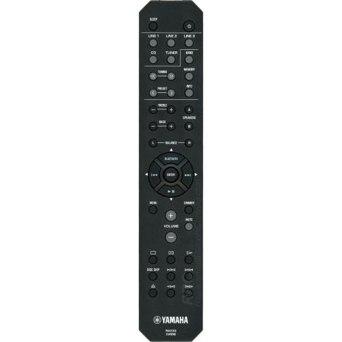 야마하 Yamaha RAX33 Audio/Video Receiver Remote Control for R-S202, R-S202BL (ZU49260)