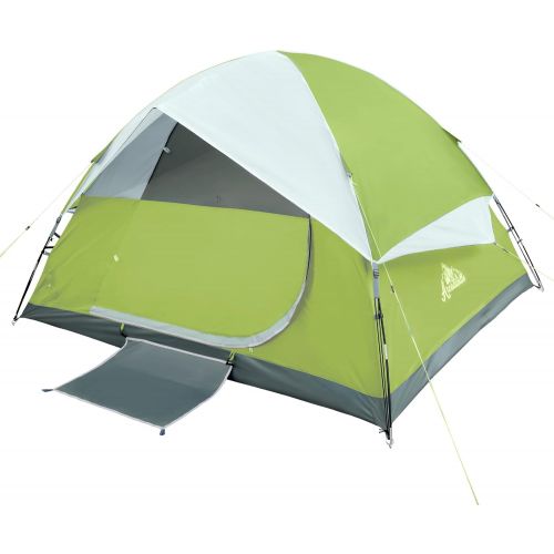 제네릭 Generic ArcadiVille Camping Tent 4 People, Waterproof and Windproof Family Tents for Camping, Outdoor & Travel, Easy Setup Removable Rainfly, Ventilated Windows, Portable with Carry Bag (G