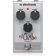 TC Electronic EL CAMBO OVERDRIVE Classic Tube Overdrive Pedal with Intuitive 3-Knob Interface for Essential Blues Rock Tones
