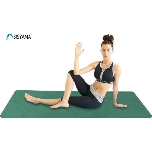  Sisyama Folding Foldable Yoga Mat HOT HIIT Bikram Sweat Eco Knee Pad Travel Non Slip Mat