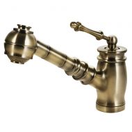 HOUZER Houzer SCEPO-263-AB Scepter Pull Out Kitchen Faucet Antique Brass