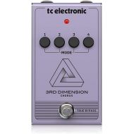 TC Electronic 3RD DIMENSION CHORUS Vintage Analog Chorus Pedal Recreation with 4-Button Effect Selection and BBD Circuitry