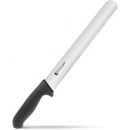 [아마존베스트]KUTLER Professional 10-Inch Bread Knife and Cake Slicer with Serrated Edge - Ultra-Sharp Stainless Steel Cutlery