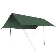 OUTAD Lightweight Rain Tarp, Waterproof Shelter, 10 x 10ft/3 x 3m, Weight: 21oz/607g