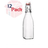 Bormioli Rocco Swing Bottle, 8.5 oz, Clear Pack of 12