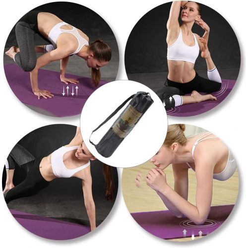  [아마존베스트]Lixada Gymnastikmatte Yogamatte rutschfest SGS-Zertifiziertes TPE Material Strukturierte rutschfeste Oberflache und Optimale Dampfung mit Tragegurt((72x24)