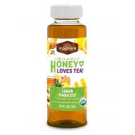Madhava Naturally Sweet Organic Honey Loves Tea, Lemon Ginger Zest, 12 Ounce (6 Count)