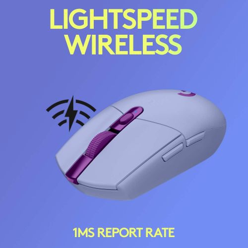 로지텍 Logitech G305 LIGHTSPEED Wireless Gaming Mouse, Black