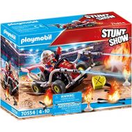 Playmobil Stunt Show Fire Quad Multicolor, 18.7 x 14.2 x 7.2 cm