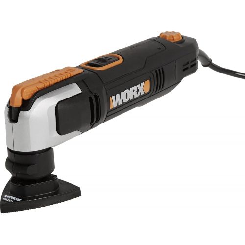  Worx WX686L 2.5 Amp Oscillating Multi-Tool with Clip-in Wrench
