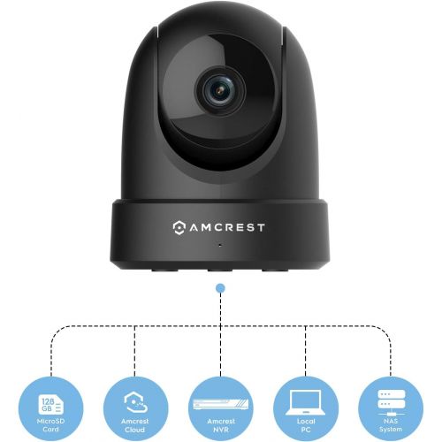  [무료배송]Amcrest 4MP UltraHD Indoor WiFi Camera, Security IP Camera with Pan/Tilt, Two-Way Audio, Night Vision, Remote Viewing, Dual-Band 5ghz/2.4ghz, 4-Megapixel @~20FPS, Wide 120° FOV, IP
