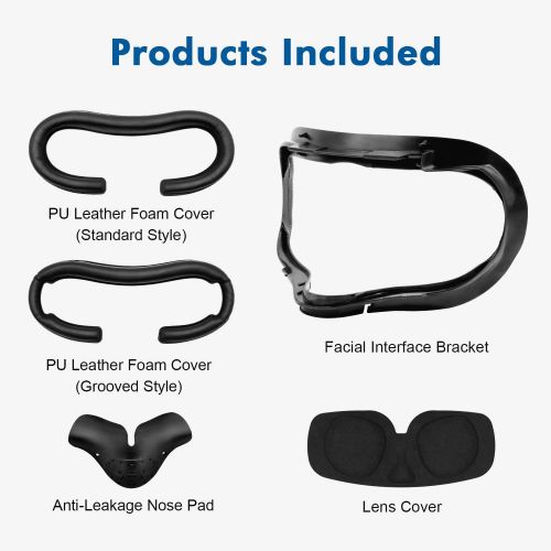  [아마존베스트]AMVR VR Facial Interface & Foam Cover Pad Replacement Comfort Set for Oculus Rift ( Only Work for Rift CV1)
