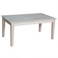 International Concepts OT-9TC Tall Shaker Coffee Table, Unfinished