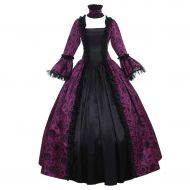 Abaowedding Womens Victorian Rococo Dress Inspiration Maiden Costume Vintage Dress