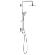GROHE Euphoria 25 In. Retro-Fit 1-Spray Hand Shower and Showerhead Bundle - 2.5 Gpm