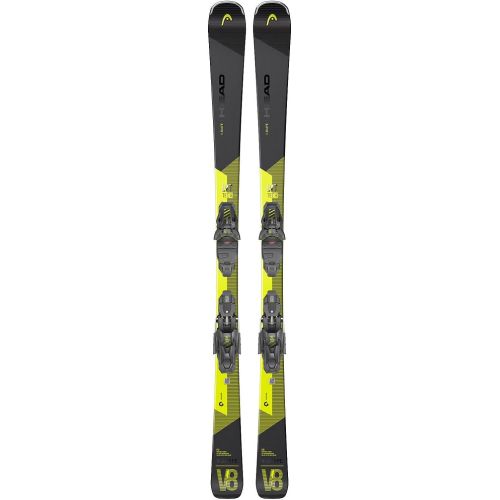 헤드 HEAD Unisex V-Shape V8 LYT Tech Graphene Lightweight All-Mountain Skis with PR 11 GW Bindings