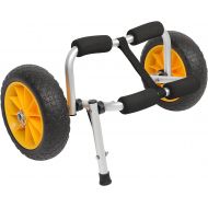 Bonnlo Kayak Trailer Collapsible Kayak Wheels Cart with Solid Tires Universal Carrier Tote Trolley Roller for Kayak, Canoe, Paddle Board, Boat, Float Mats, Jon Boat