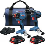 Bosch CORE18V 2-Tool Power Tool Combo Kit with Soft Case (2-Batteries Included and Charger Included)