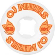 OJ Wheels OJ III Skateboard Wheels 53mm from Concentrate Hardline 101A White/Orange