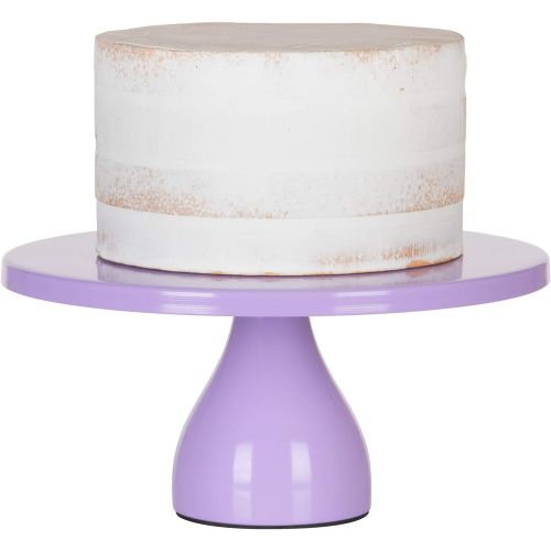  AMALFI DEECOR Amalfi Decor 12 Inch Cake Stand, Dessert Cupcake Pastry Candy Display Plate for Wedding Event Birthday Party, Round Modern Metal Pedestal Holder, Rose Gold