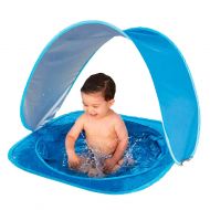 GOFEI Portable Baby Pop Up Beach Tent Safe Anti-UV Sun Shelter with Pool for Infant Outdoor Playing Games