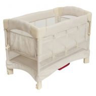 Arms Reach Mini Euro Ezee 2 in 1 Solid Bassinet with Skirt Natural