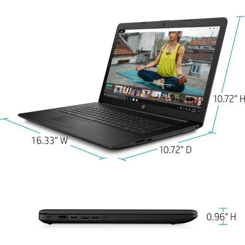 에이치피 HP 2020 Newest 17.3 Inch Flagship Laptop Computer (8th Gen Intel Core i5-8265U 3.9GHz, 16GB RAM, 512GB SSD, Intel HD 620, WiFi, Bluetooth, DVD, Windows 10)