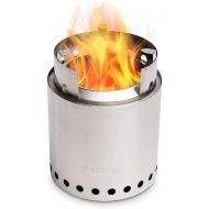 Solo Stove Campfire Camping Stove Portable Stove for Backpacking Outdoor Cooking Great Stainless Steel Camping Backpacking Stove Compact Wood Stove Design-No Batteries or Liquid Fuel Canisters Needed