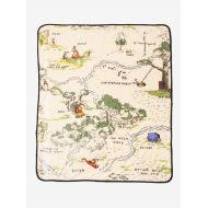 Hot Topic Disney Winnie The Pooh Hundred Acre Wood Throw Blanket