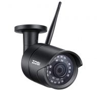 ZOSI 1080P FHD Wireless Security Camera Outdoor, 2MP IP Camera Bullet with 110° Wide-Angle and 100ft Night Vision, Motion Alerts, Remote Access, Support Max 256GB SD Card (No SD Ca